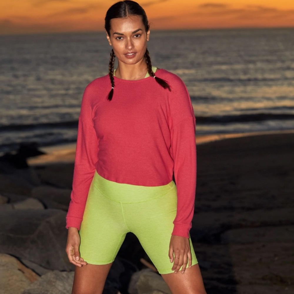 Beyond Yoga - At Your Leisure - High Waist Biker Short